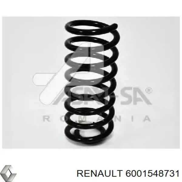 6001548731 Renault (RVI) Пружина підвіски задня