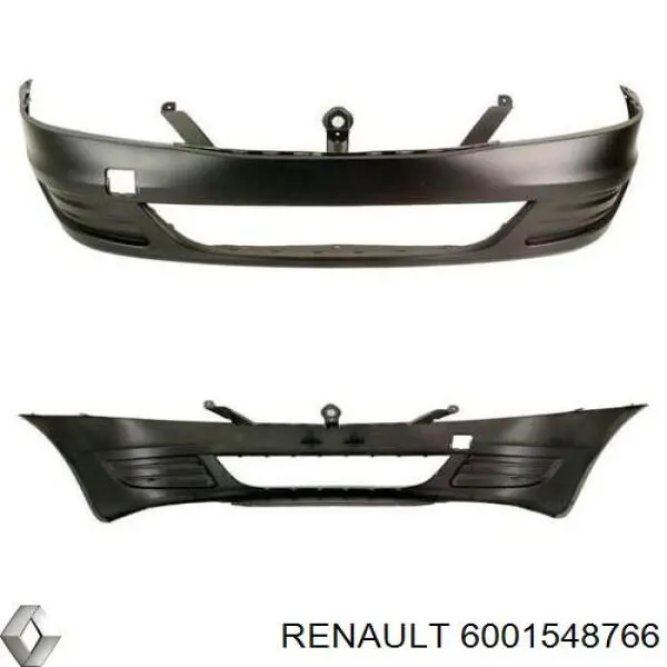Бампер на авто Renault (RVI) 6001548766 ціна, від 40.69 USD