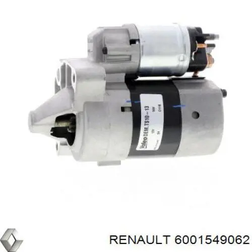Стартер Renault (RVI) 6001549062 ціна, від 64.83 USD