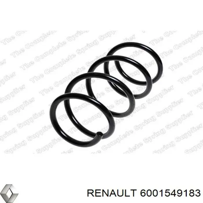 Пружина передня Renault (RVI) 6001549183 ціна, від 30.90 USD
