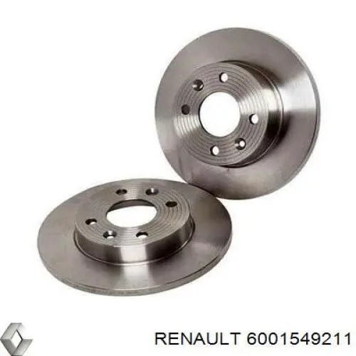 Диск переднього гальма Renault (RVI) 6001549211 ціна, від 17.96 USD