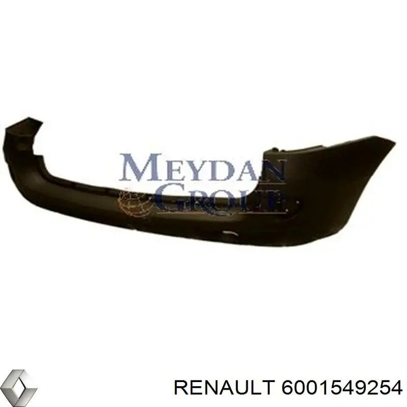 Купити 6001549254 Renault (RVI) Задній бампер