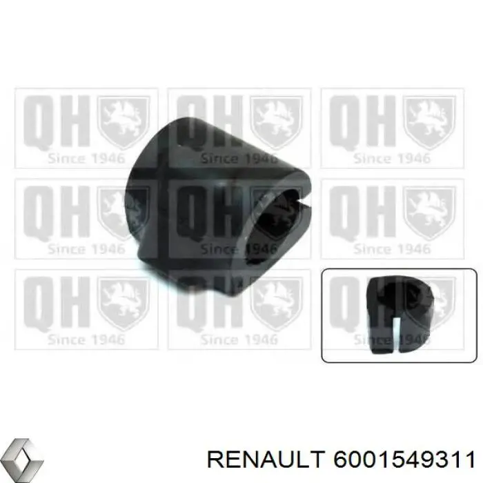 6001549311 Renault (RVI) втулка стабілізатора переднього
