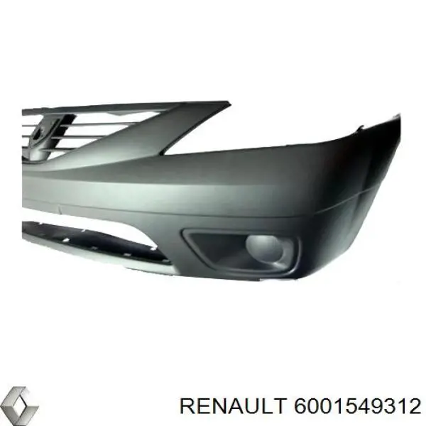 6001549312 Renault (RVI) бампер передній