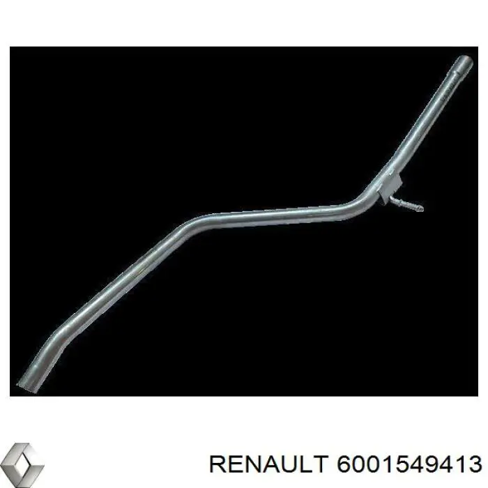 Патрубок глушника від середньої до задньої частини Renault LOGAN 1 (LS) (Рено Логан)