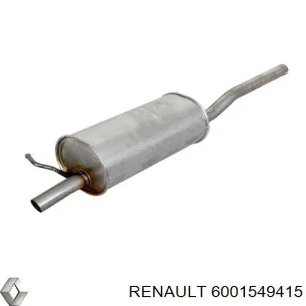 Вихлопна труба Renault (RVI) 6001549415 ціна, від 54.19 USD