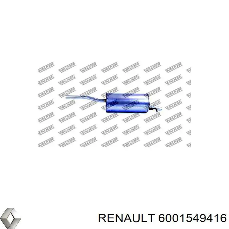 Вихлопна труба Renault (RVI) 6001549416 ціна, від 54.19 USD