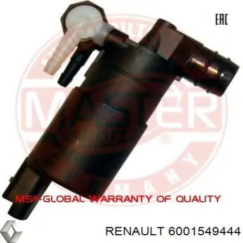 Купити 6001549444 Renault (RVI) Мотор омивача лобового скла
