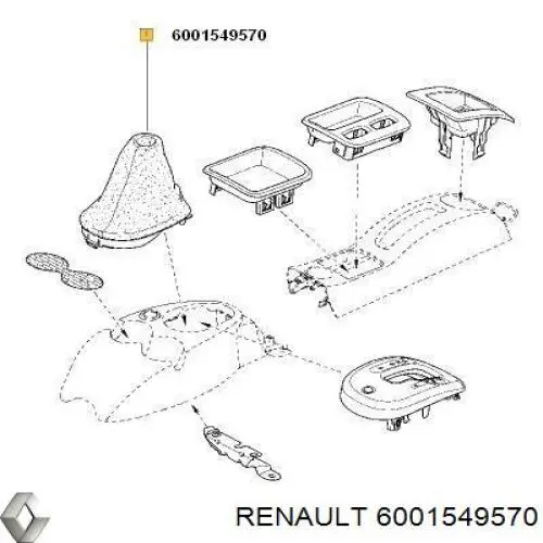 Чохол на важіль перемикання на Renault LOGAN (LS)
