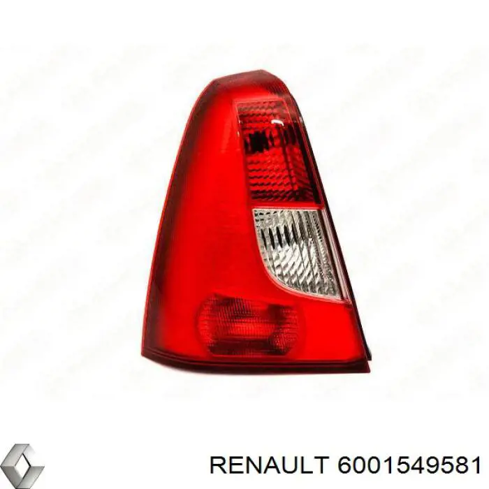 Ліхтар задній лівий 6001549581 Renault (RVI)