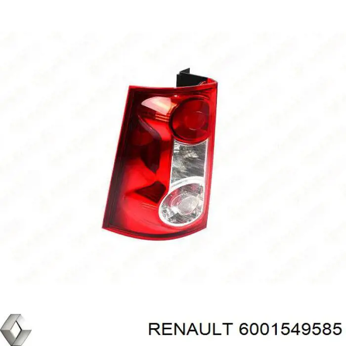 Ліхтар задній лівий Renault (RVI) 6001549585 ціна, від 36.79 USD