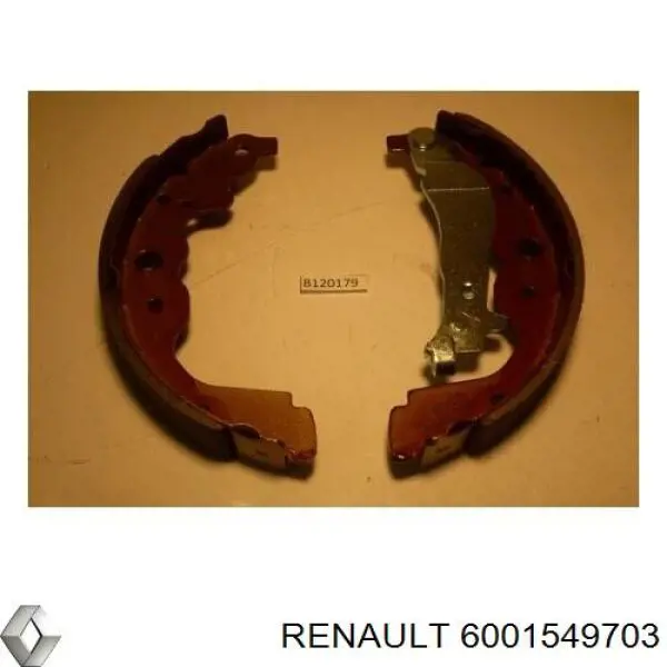 6001549703 Renault (RVI) Колодки гальмівні задні, барабанні