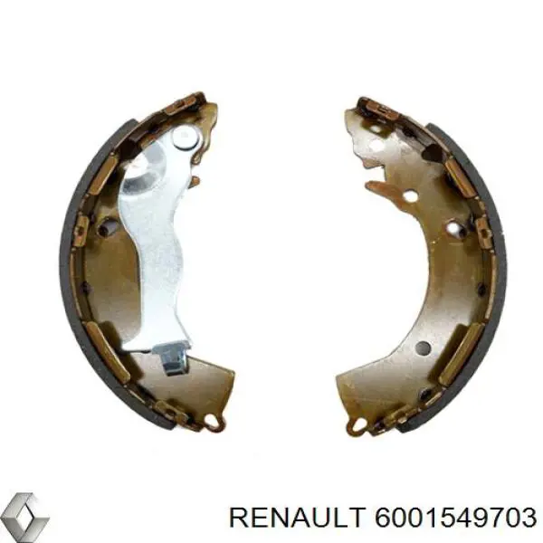 Колодки гальмові задні, барабанні Renault (RVI) 6001549703 ціна, від 24.20 USD