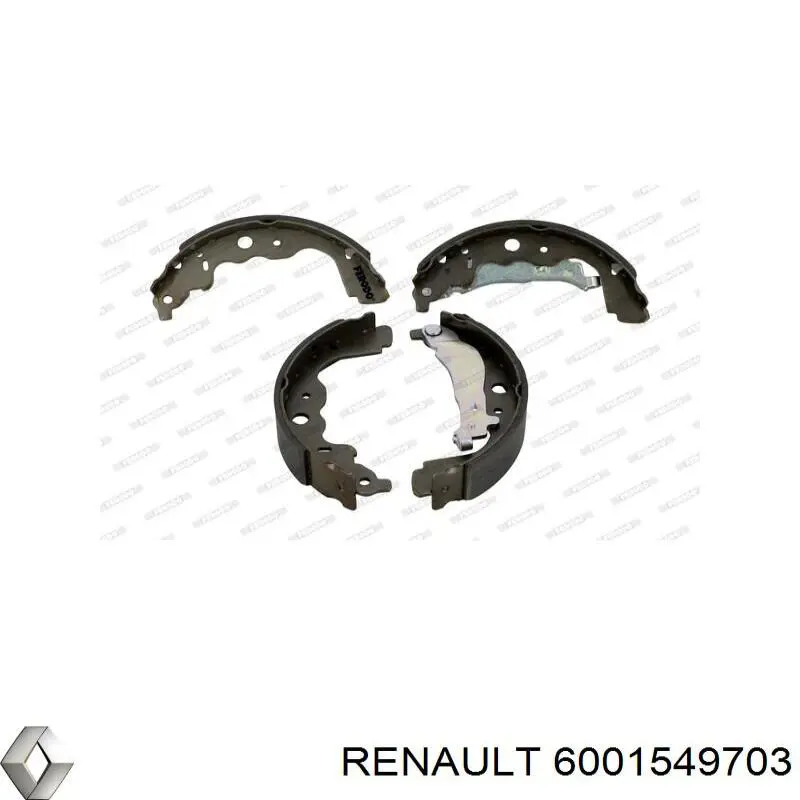 Гальма робочі задні ножні і гальмівні барабани Renault (RVI) 6001549703