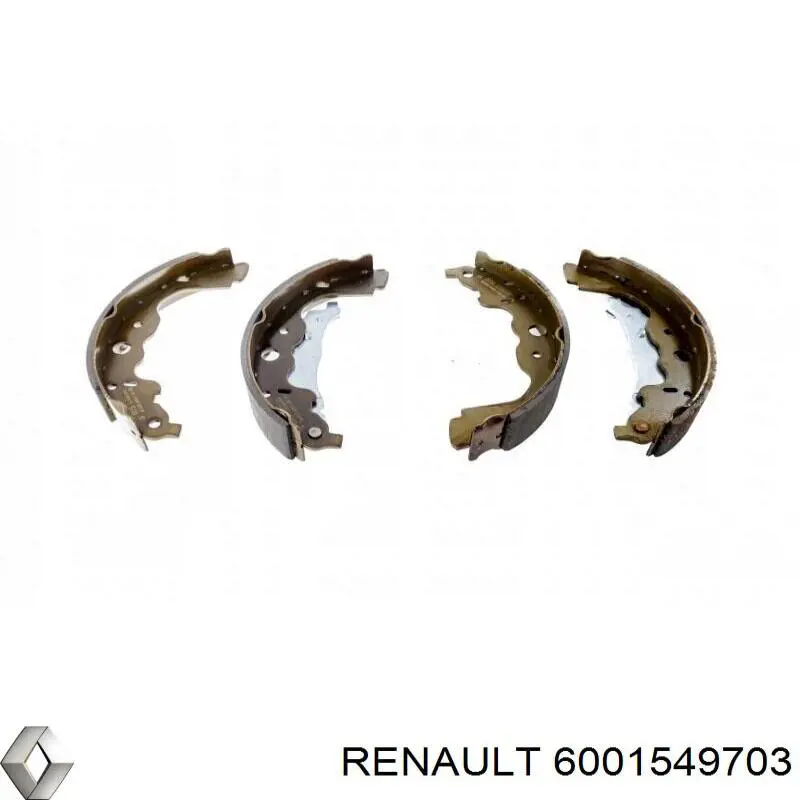 Купити 6001549703 Renault (RVI) Колодки гальмові задні, барабанні