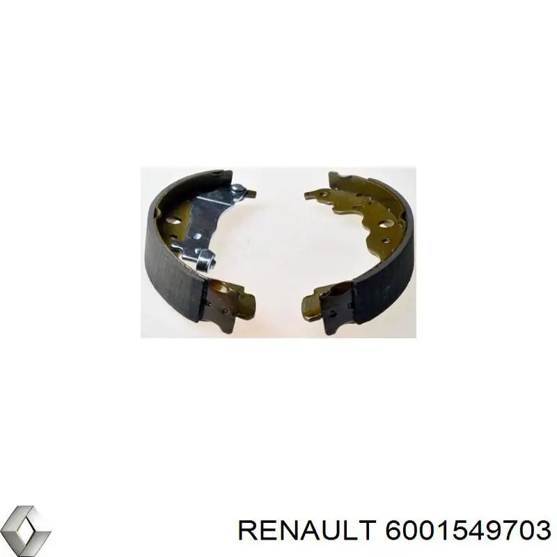 Колодки гальмові задні, барабанні 6001549703 Renault (RVI)