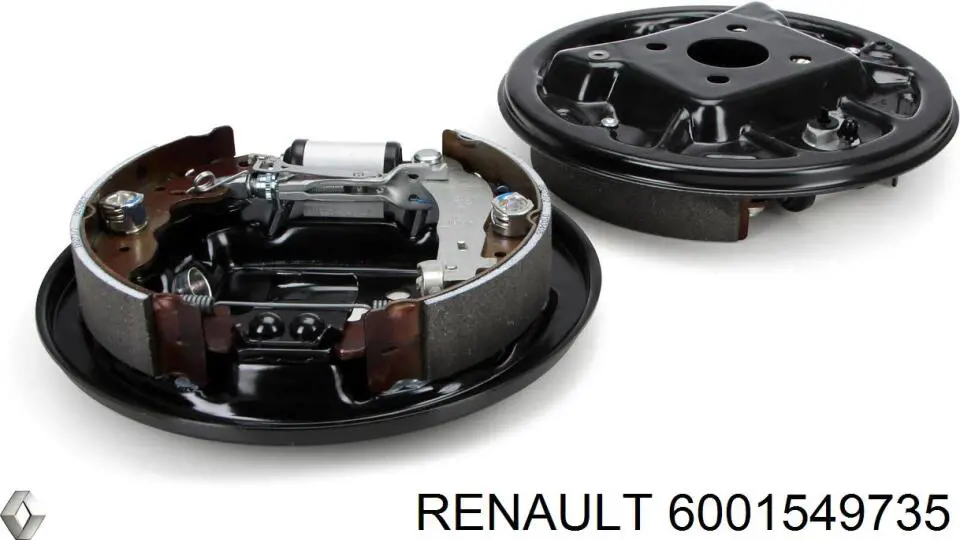 Купити 6001549735 Renault (RVI) Колодки гальмівні задні барабанні, в зборі з циліндруми, комплект