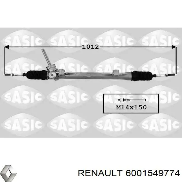 6001549774 Renault (RVI) Колонка рульового управління
