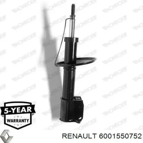 6001550752 Renault (RVI) амортизатор передній