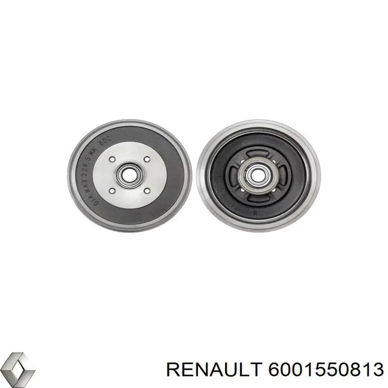 Барабан гальмівний задній Renault (RVI) 6001550813 ціна, від 91.42 USD
