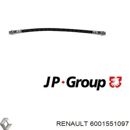 6001551097 Renault (RVI) шланг гальмівний задній