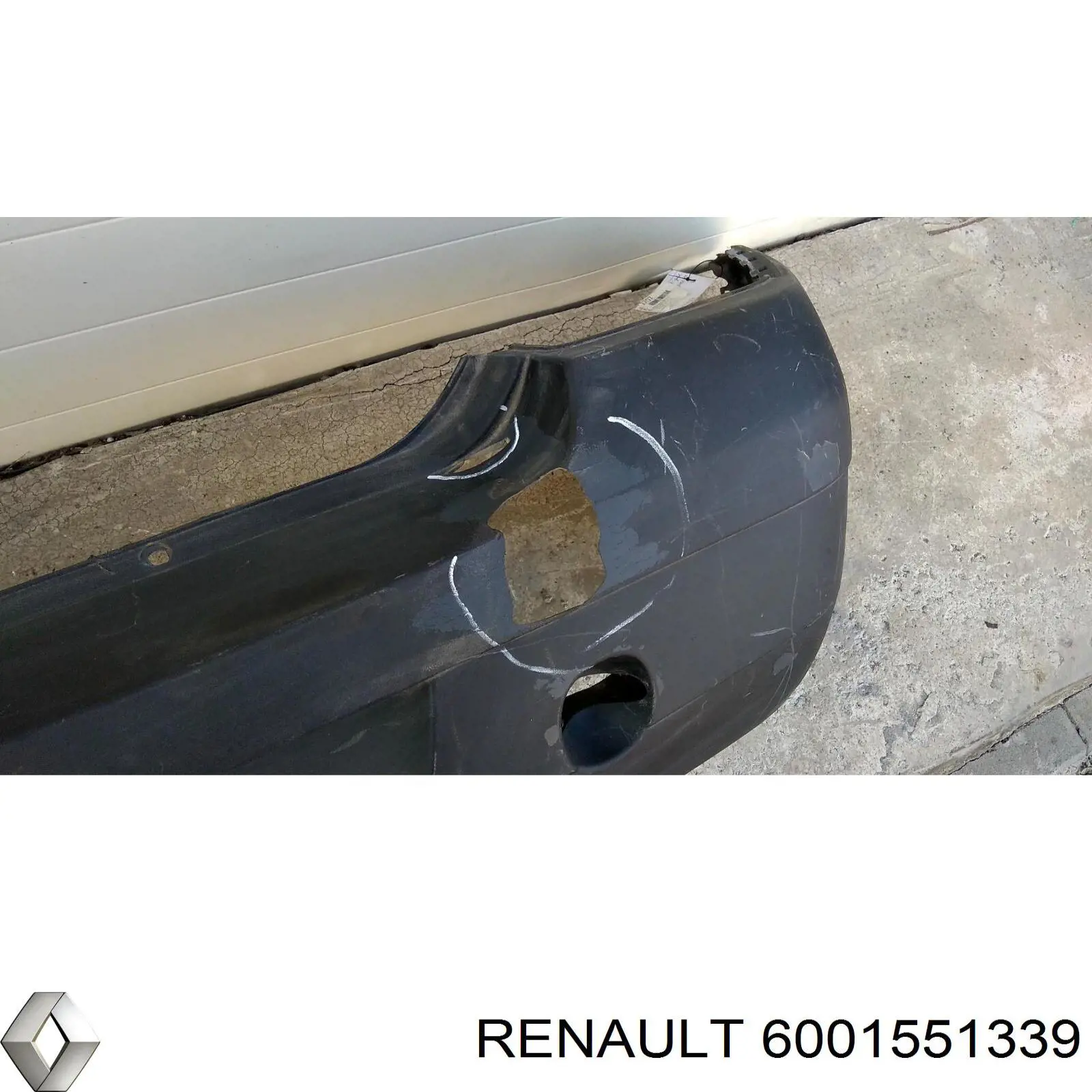 Кожух бампера заднього Renault (RVI) 6001551339 ціна, від 38.15 USD