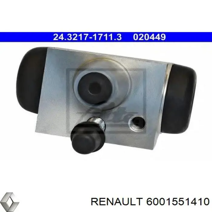 Купити 6001551410 Renault (RVI) Циліндр гальмівний колісний/робітник, задній