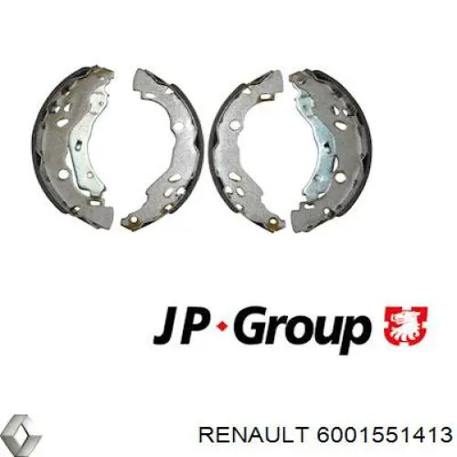 6001551413 Renault (RVI) колодки гальмові задні, барабанні