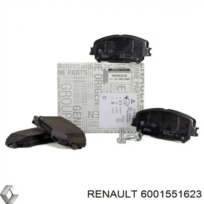 6001551623 Renault (RVI) Передні гальмівні колодки