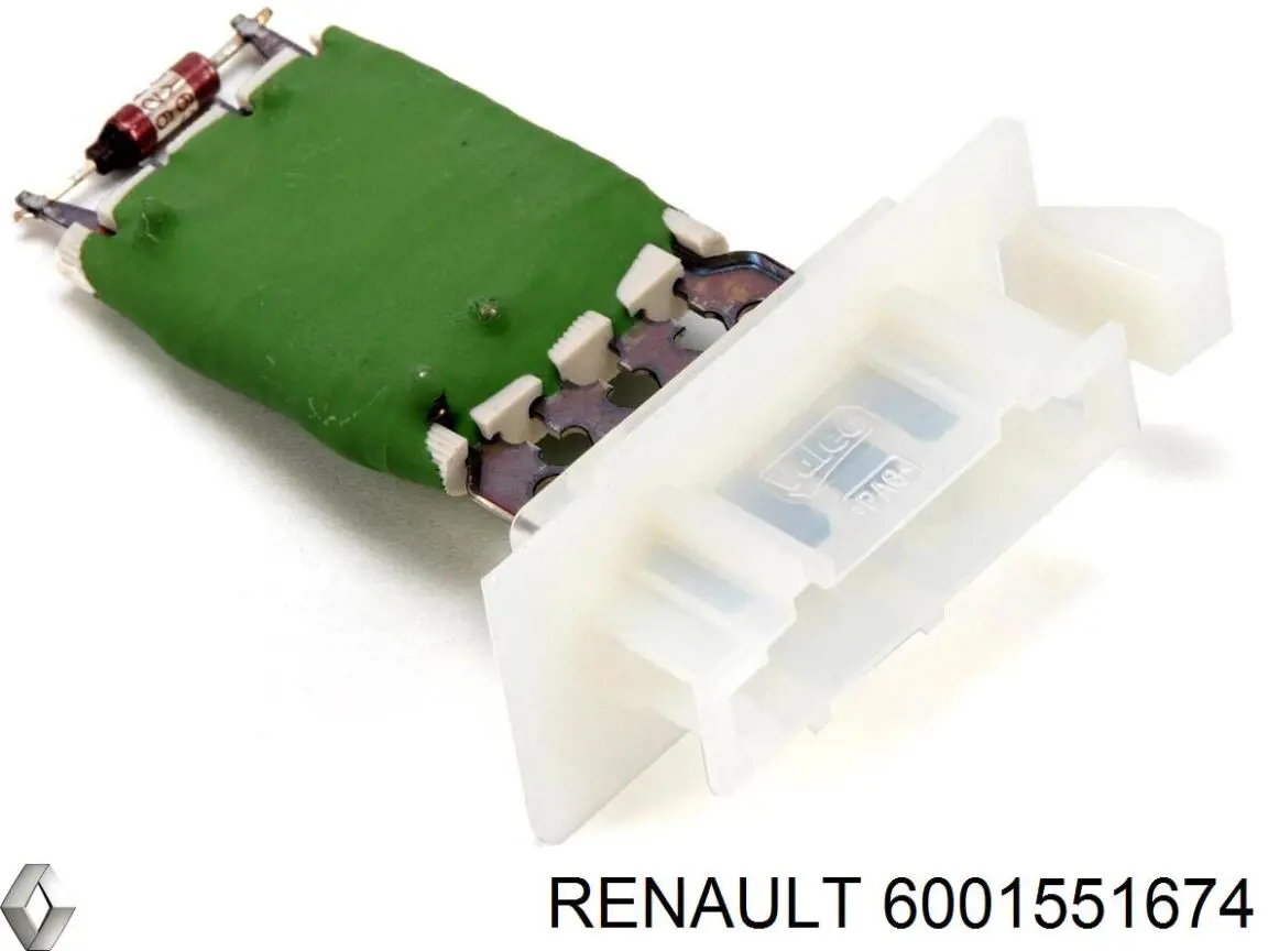 Резистор обігрівача Renault (RVI) 6001551674 ціна, від 12.67 USD