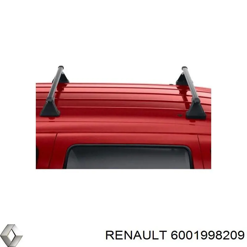 6001998209 Renault (RVI) поперечки багажника даху, комплект