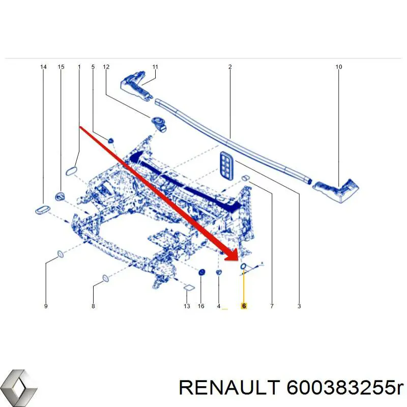  600383255R Renault (RVI)