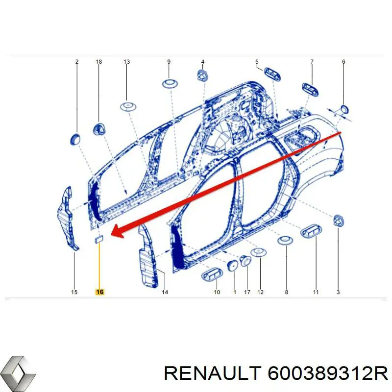 600389312R Renault (RVI) 