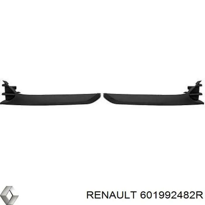 Накладка бампера переднього Renault (RVI) 601992482R ціна, від 18.39 USD