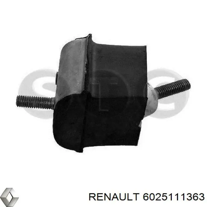 Подушка (опора) двигуна, права 6025111363 Renault (RVI)