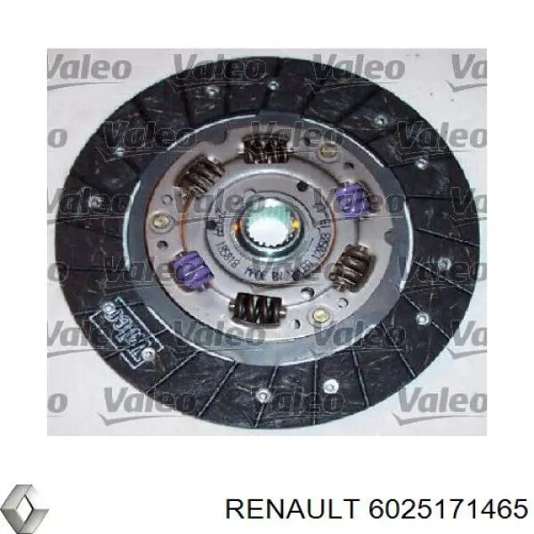 6025171465 Renault (RVI) комплект зчеплення (3 частини)