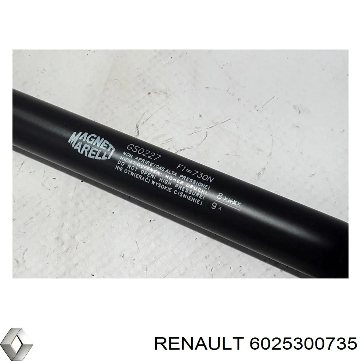 Амортизатор двері задньої Renault (RVI) 6025300735 ціна, від 7.78 USD