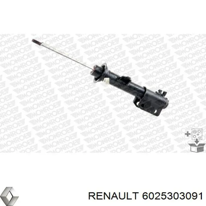 Амортизатор передній 6025303091 Renault (RVI)