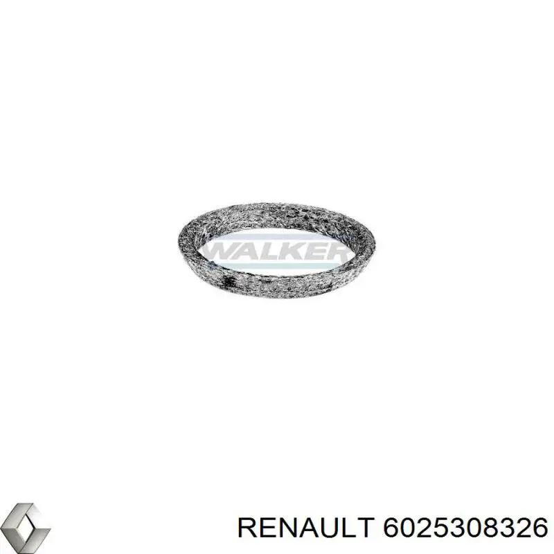 Кільце приймальної труби глушника Renault (RVI) 6025308326 ціна, від 3.21 USD