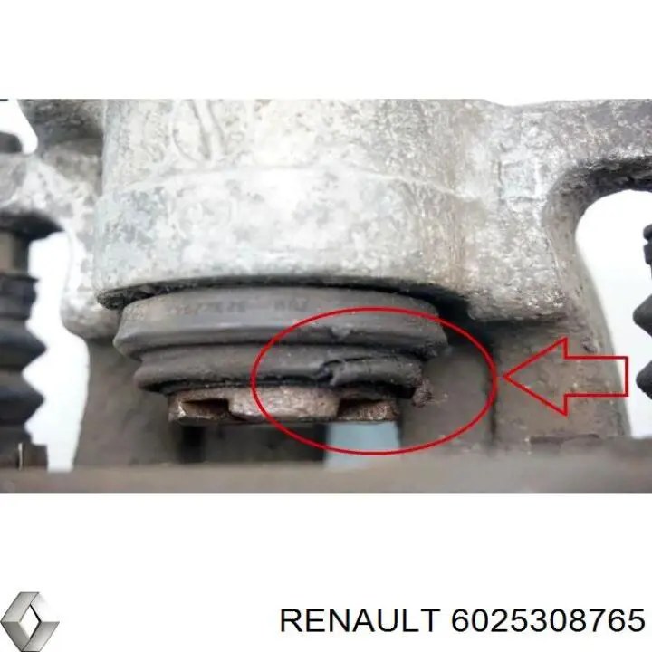 Супорт задній лівий 6025308765 Renault (RVI)