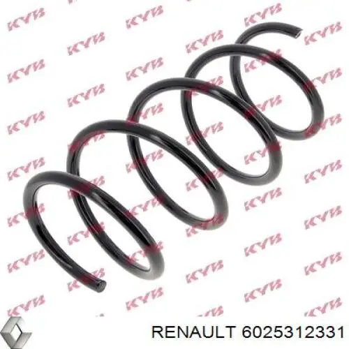 Пружина передня Renault (RVI) 6025312331 ціна, від 24.54 USD
