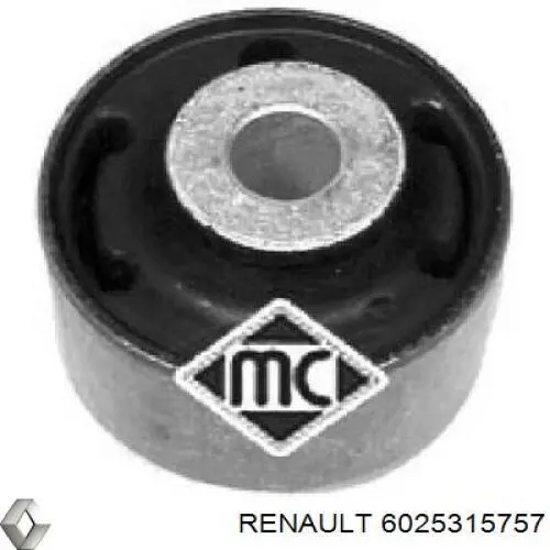 Сайлентблок задньої балки 6025315757 Renault (RVI)