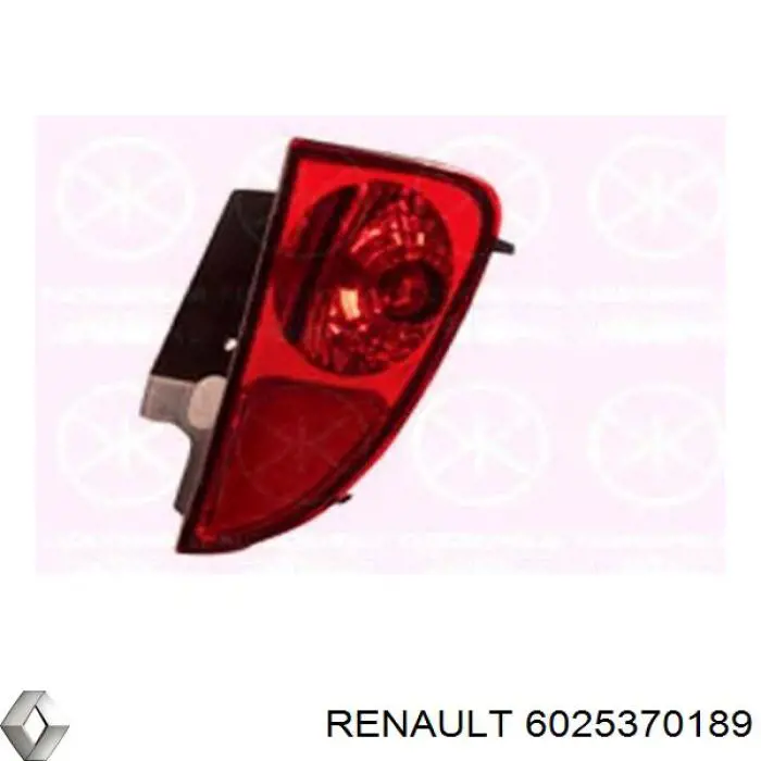 Фара задня, ліва Renault (RVI) 6025370189 ціна, від 14.06 USD