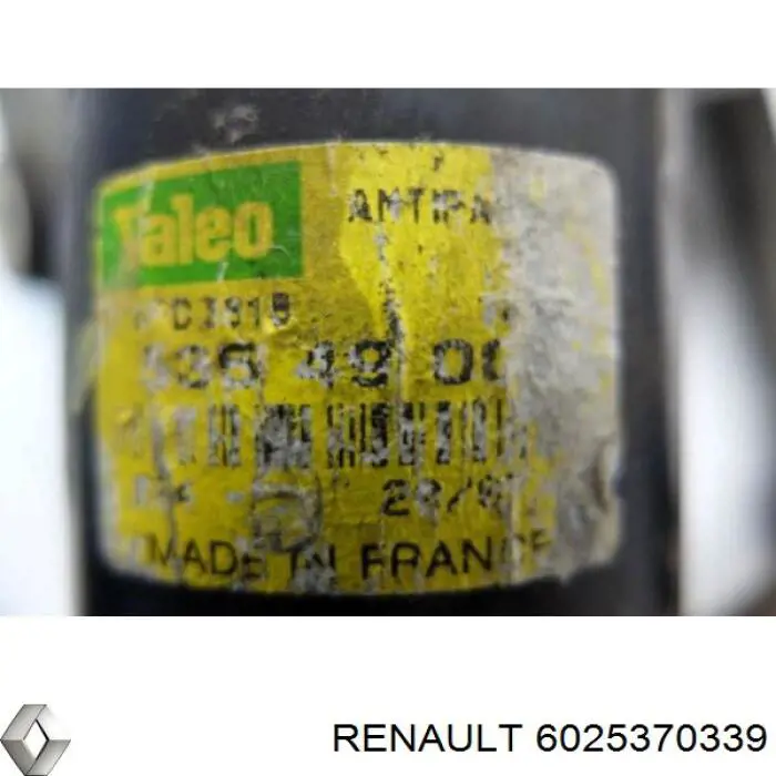 53549002 Renault (RVI) Мотор стеклоочищувача