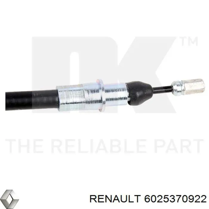 Купити 6025370922 Renault (RVI) Трос ручного гальма задній, правий/лівий