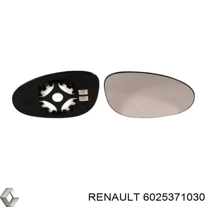 6025371030 Renault (RVI) дзеркальний елемент дзеркала заднього виду, правого