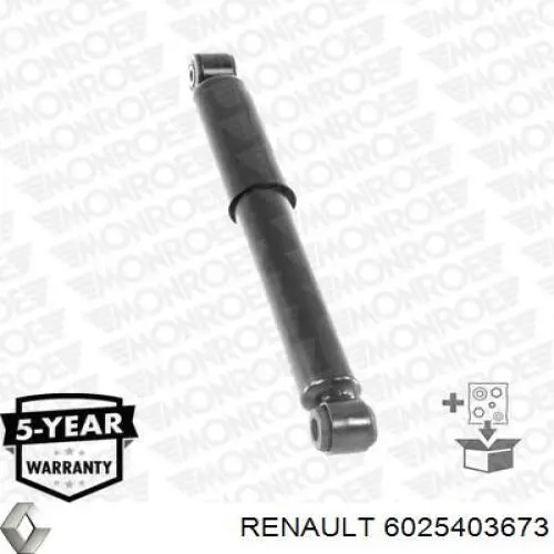 Амортизатор задній Renault (RVI) 6025403673 ціна, від 45.36 USD