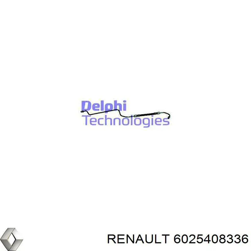 6025408336 Renault (RVI) Шланг гальмівний задній, правий