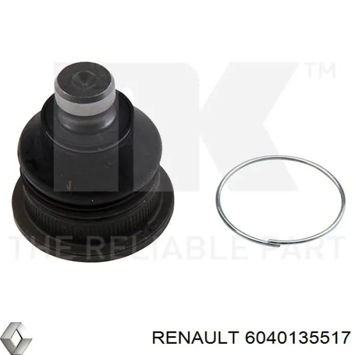Кульова опора, нижня Renault (RVI) 6040135517 ціна, від 8.93 USD
