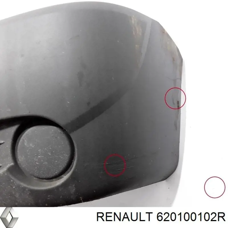 Передній бампер 620100102R Renault (RVI)